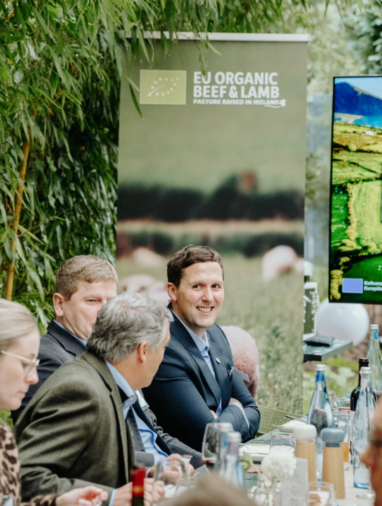 B2B guests attending Bord Bia’s EU-funded organic beef and lamb campaign event coordinated by Atlas.